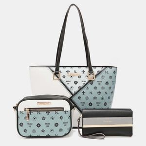 Nicole Lee USA Regina 3-Piece Satchel Bag Set